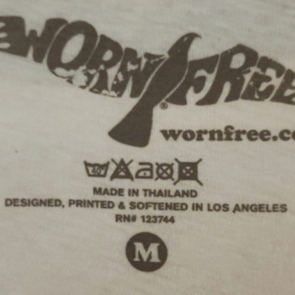 Worn Free Men's Joey Ramone London T-Shirt - Picture 4 of 5